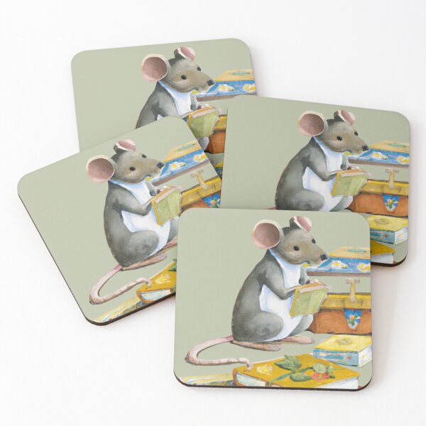 Item preview, Whimsical watercolor mouse, mouse art, mouse painting,mouse nursery,   mouse watercolor,   cute mouse,   mouse lover designed and sold by Artsareus.