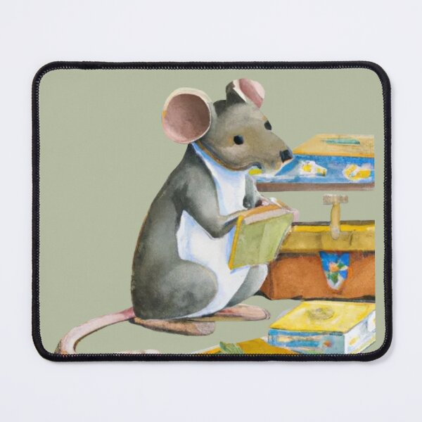 Item preview, Whimsical watercolor mouse, mouse art, mouse painting,mouse nursery, mouse watercolor, cute mouse, mouse lover designed and sold by Artsareus.
