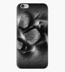 BLACK PUZZLE WIND iPhone Case