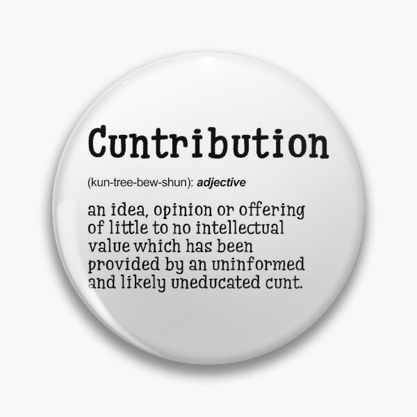 Item preview, Cuntribution | Definition Print | Bathroom Print | WC Print | Wall Art | Wall Decor | Funny Print | Gift Idea | Funny Quotes designed and sold by peacefulcreator.