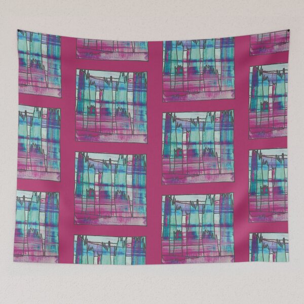 Item preview,  Liminal Space II Sky Blue Abstraction designed and sold by BlackArtichoke.
