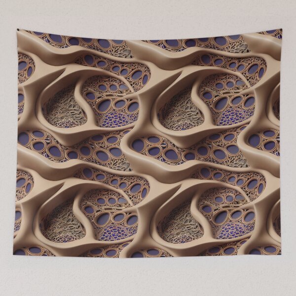 Item preview, Abstract pattern inspired by Gaudi designed and sold by Lenkooo.