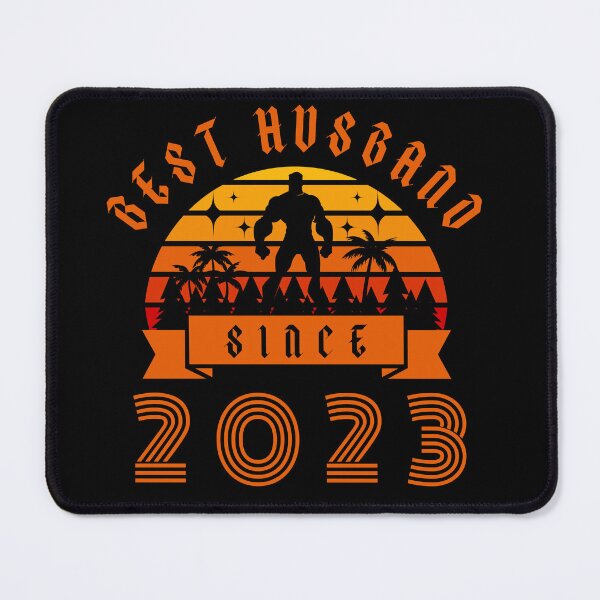 Item preview, Best Husband Since 2023, Retro Funny Art. designed and sold by MokonoKokoro.