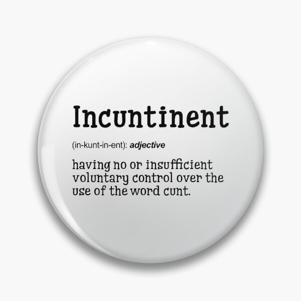 Item preview, Incuntinent | Definition Print | Bathroom Print | WC Print | Wall Art | Wall Decor | Funny Print | Gift Idea | Funny Quotes designed and sold by peacefulcreator.