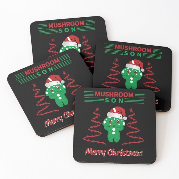 Item preview, MERRY CHRISTMAS CUTE MUSHROOM SON | GIFT FOR SON| GIFT FOR  KIDS | FUNNY COLORFUL CHRISTMAS designed and sold by al21ex.