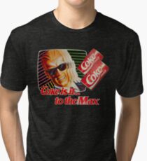 Max Headroom 80s Coke Ad Tri-blend T-Shirt