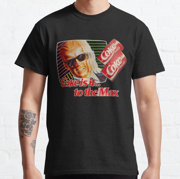 Anuncio de coque Max Headroom 80s Camiseta clásica
