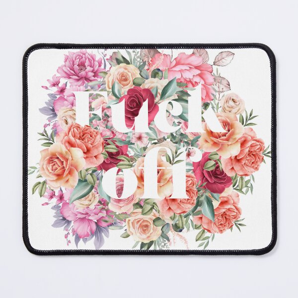 Item preview, F off - floral designed and sold by Lyxy.