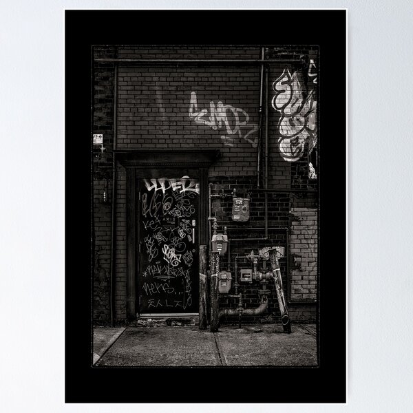 Item preview, Alleyway Pipes No 4 with Border designed and sold by The Learning Curve Photography.