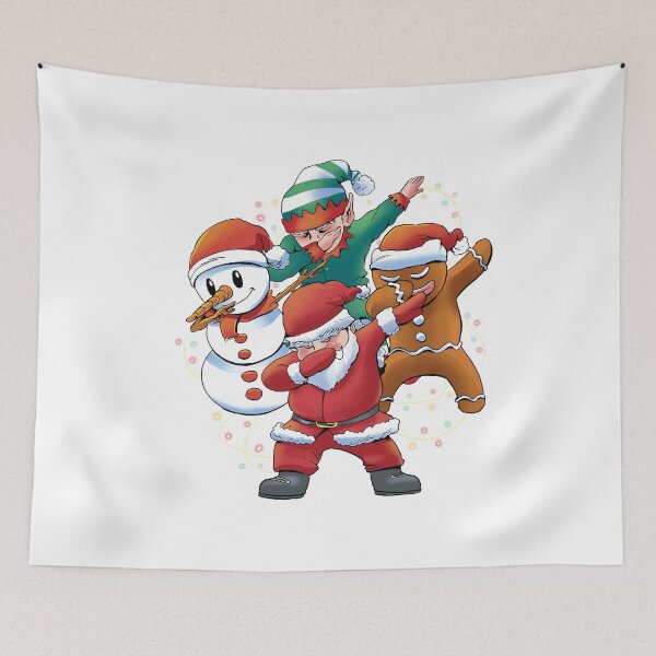 Item preview, Santa Dabbing Through The Snow Christmas Tree Lights Xmas Kids Boys Dab  designed and sold by Teimlah.