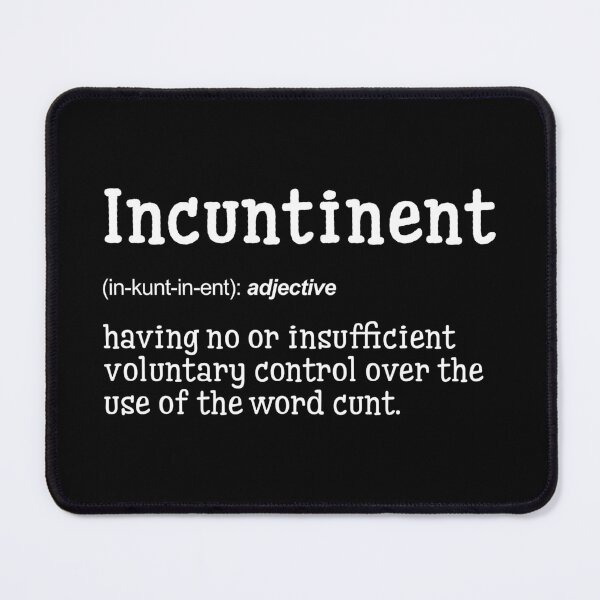 Item preview, Incuntinent | Definition Print | Bathroom Print | WC Print | Wall Art | Wall Decor | Funny Print | Gift Idea | Funny Quotes designed and sold by peacefulcreator.