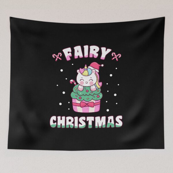 Item preview, Fairy Christmas Cute Unicorn Kawaii Xmas Girls Women Toddler designed and sold by Designer-Girl.
