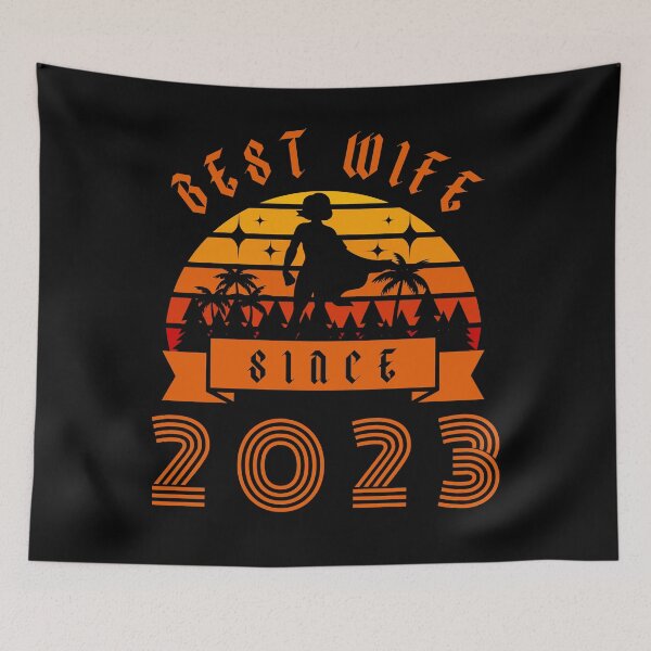 Item preview, Best wife Since 2023, Retro Funny Art. designed and sold by MokonoKokoro.