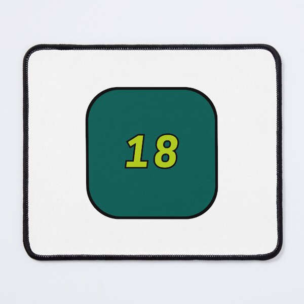 Item preview, Lance Stroll simple aston martin square designed and sold by ff1merch ..
