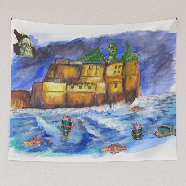 Item preview, Stormy Castle Infested designed and sold by Clyde J. Kell.