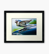 1941 C Hood Ornament -340c Framed Print
