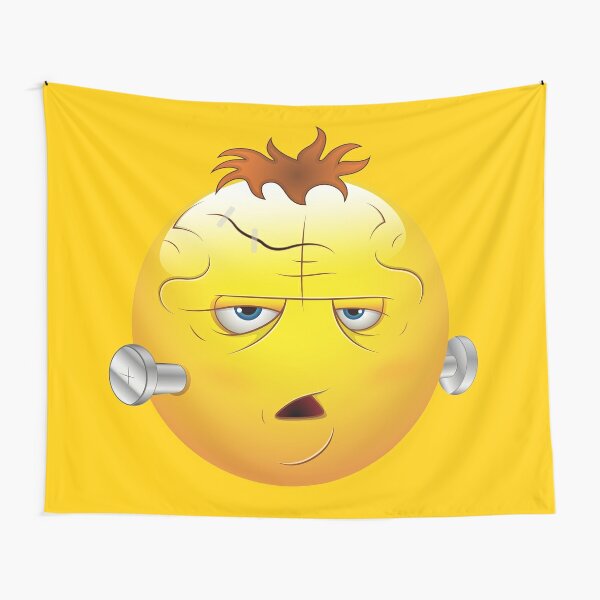 Chill Smiley Face Tapestries Redbubble - smiley roblox camping monster face