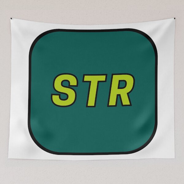 Item preview, Lance Stroll simple aston martin square designed and sold by ff1merch ..