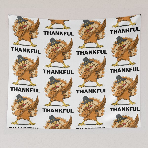 Item preview, Dabbing Turkey Thanksgiving Day Thankful Funny Turkey Day designed and sold by Trankix.