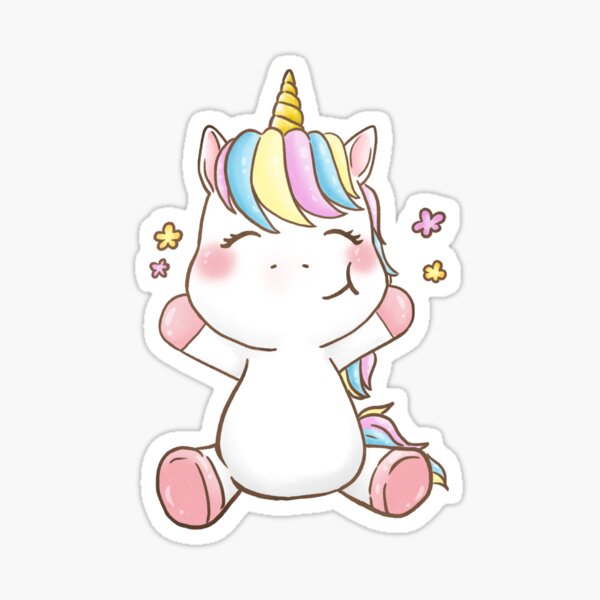 Kawaii Unicorn Stickers – My Heart Teddy