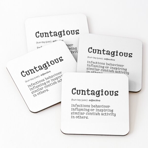 Item preview, Cuntagious | Definition Print | Bathroom Print | WC Print | Wall Art | Wall Decor | Funny Print | Gift Idea | Funny Quotes designed and sold by peacefulcreator.
