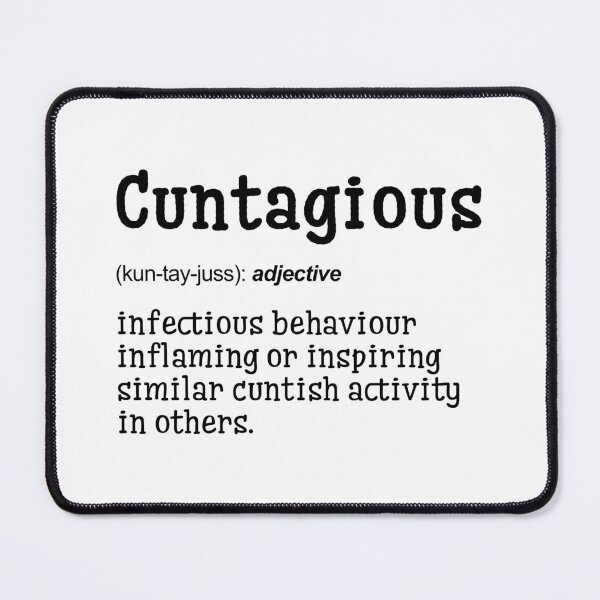 Item preview, Cuntagious | Definition Print | Bathroom Print | WC Print | Wall Art | Wall Decor | Funny Print | Gift Idea | Funny Quotes designed and sold by peacefulcreator.