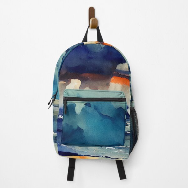 Item preview, A Deep Blue Sea on a Stormy Sunset designed and sold by aricutcia.