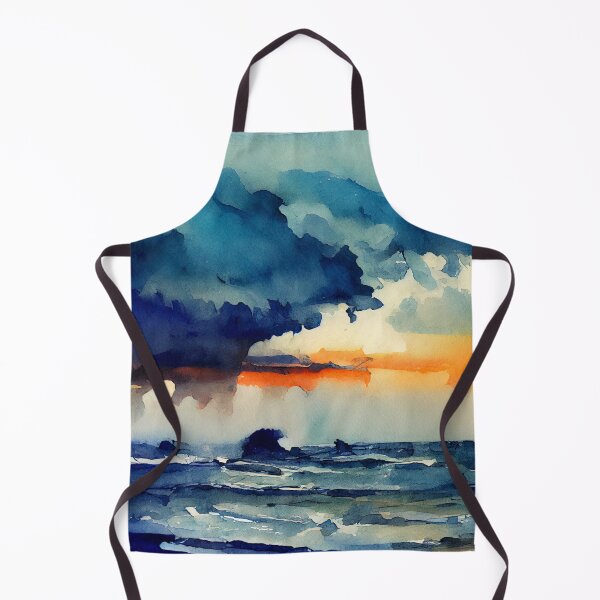 Item preview, A Deep Blue Sea on a Stormy Sunset designed and sold by aricutcia.