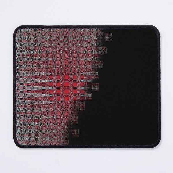 Item preview, Red and Black Mosaic Geo Break Away designed and sold by jocelynsart.