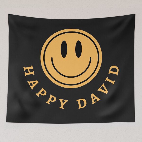 Item preview, DAVID NAME SHIRT: DAVID EMOJI HAPPY FACE DESIGN. designed and sold by AlexRelax.