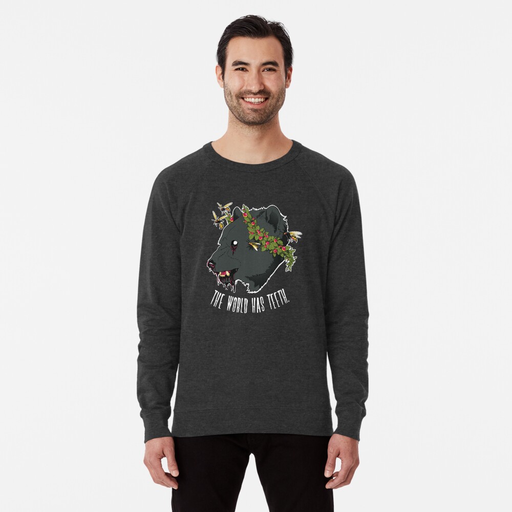 The World Has Teeth Lightweight Sweatshirt