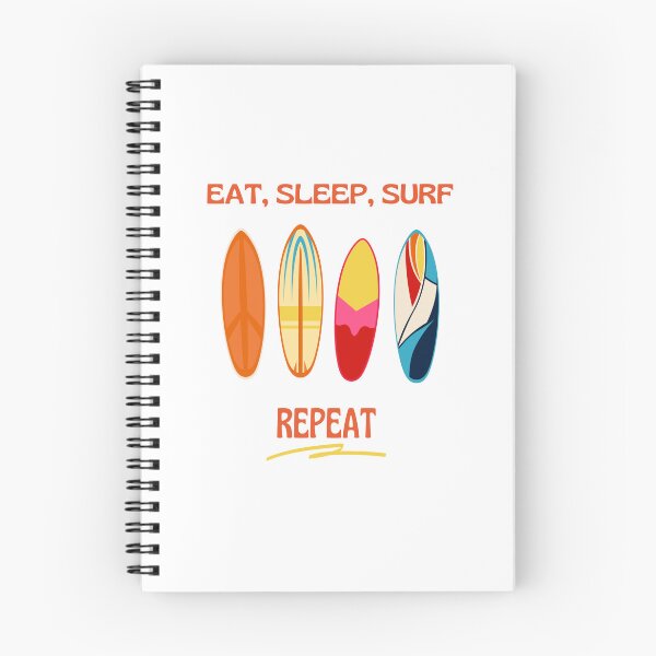 Item preview, surf eat sleep repeat t shirt designed and sold by DahemStore.