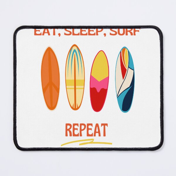 Item preview, surf eat sleep repeat t shirt designed and sold by DahemStore.