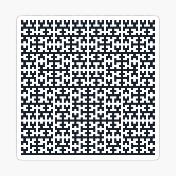 Item preview, Hilbert Curve Fractal - Filled designed and sold by joshdbb.