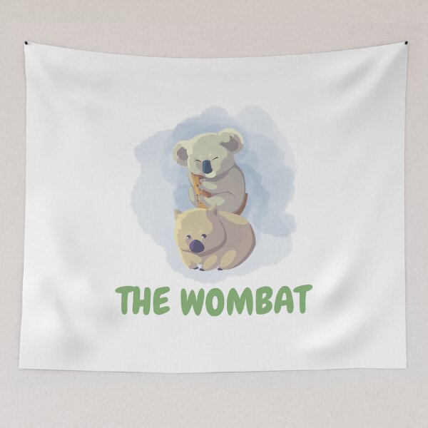 Item preview, The wombat designed and sold by ChachiArts.