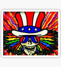 Uncle Sam Grateful Dead Fan Art Sticker