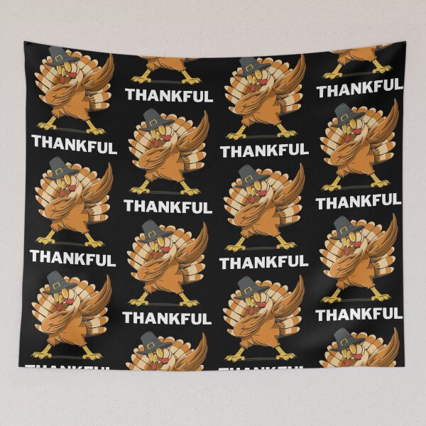 Item preview, Dabbing Turkey Thanksgiving Day Thankful Funny Turkey Day designed and sold by Trankix.