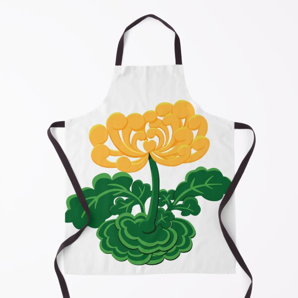 Item preview, Golden Chrysanthemum with Green Leaves designed and sold by Moyanana.