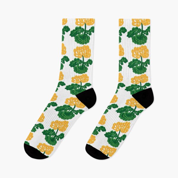 Item preview, Golden Chrysanthemum with Green Leaves designed and sold by Moyanana.