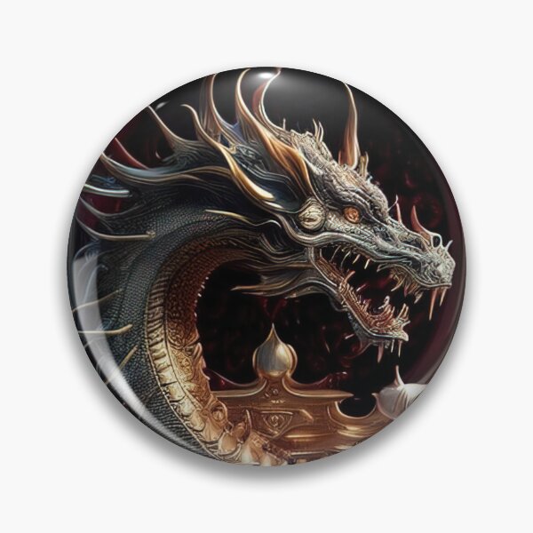 Item preview, Dragon emblem made from metal designed and sold by RK - Shop.