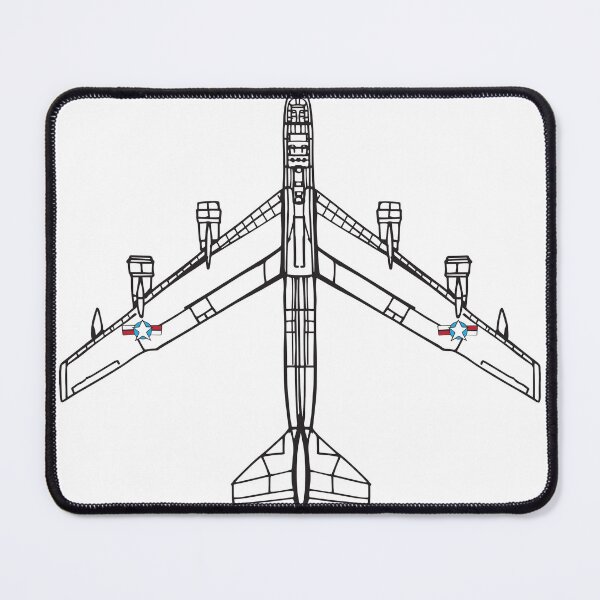 Item preview, B52 Flying Fortress, Aeroplane, Illustrated Tribute designed and sold by FoleyPottery.
