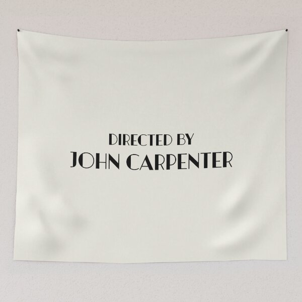 Item preview, Directed By John Carpenter designed and sold by keilamariadesig.