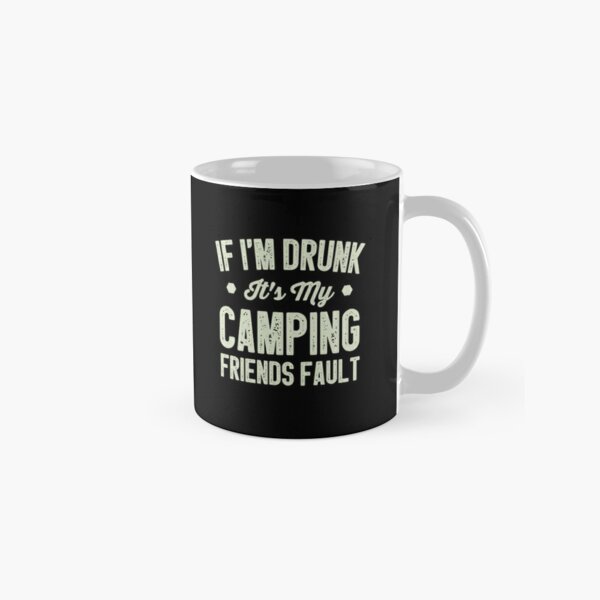 Adventure Camping Outdoor Retro Graphic Novelty Ceramic Coffee Mug