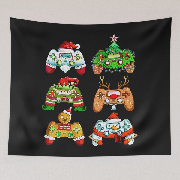 Item preview, Christmas Santa Elf Gaming Controllers Snowman Boys Kids designed and sold by vuhieustore.
