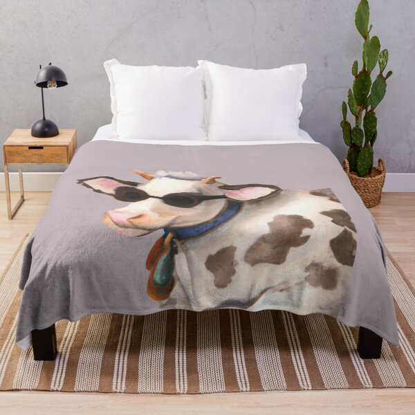 Item preview, Funny cool cow, cow lover gift, farming country cow print, cow nursery art, vintage cool cow art, cow farmer art designed and sold by Artsareus.