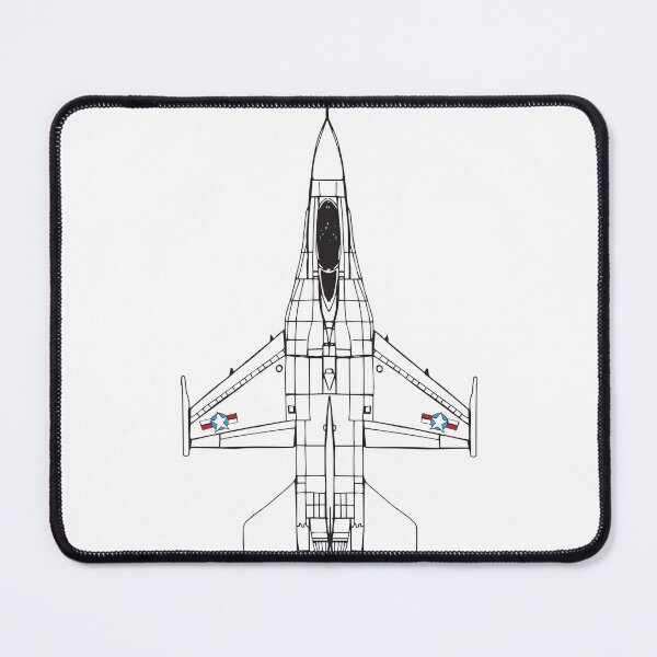 Item preview, F16 Falcon, Aeroplane, Illustrated Tribute designed and sold by FoleyPottery.