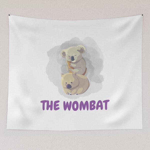 Item preview, The wombat designed and sold by ChachiArts.