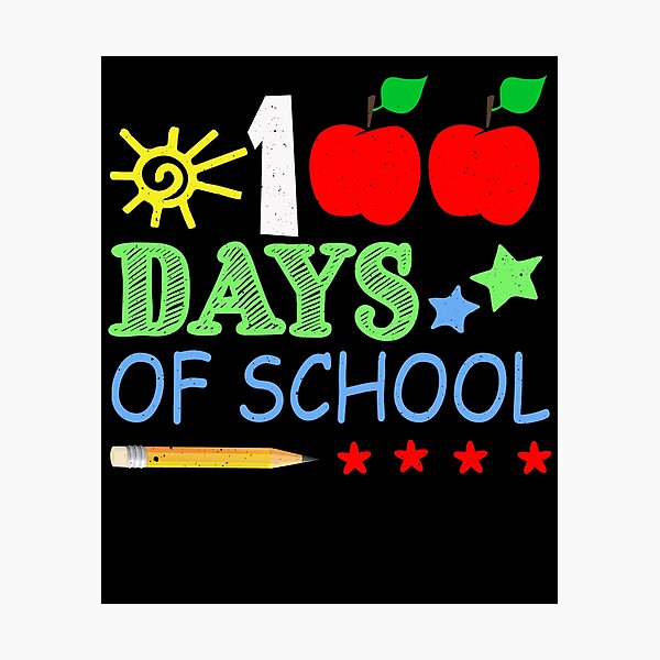 Item preview, Pencil 100th Day Apple 100 Days Of School designed and sold by ShirTomDesigns.