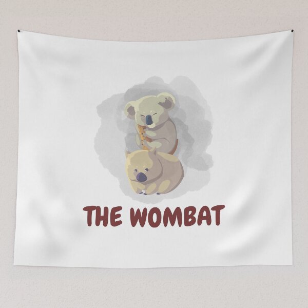 Item preview, The wombat designed and sold by ChachiArts.