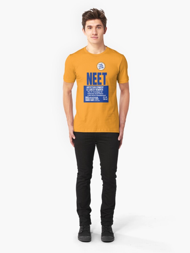 Alternate view of NEET Antiestablishment & Career Remover Slim Fit T-Shirt